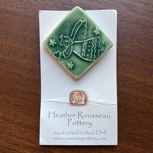 Ceramic Angel Pin